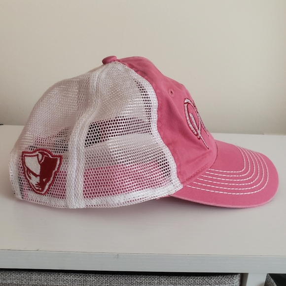 Patriots baseball pink white trucker hat - Picture 4 of 9